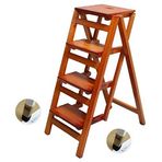 Basamaklı tabure, basamaklı, katlanır tabure, masif ahşap raf, ev merdiveni, katlanır merdiven, raf, ahşap merdiven, çok fonksiyonlu, iç mekan, ev, tırmanma merdiveni