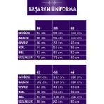 Başaran Uniforma Haki Üç Çıtçıtlı Hakim Yaka Likralı Doktor / Hemşire Forması Tesettür Tek Üst - Doktor/Hemşire Kıyafetleri - 44