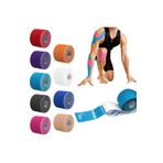 başarı ortopedi Kırmızı Ağrı Bandı Kinesio Tape Kinesio Bandı 5cm X 5mt Sporcu Bandı Renkli Esnek Bant Band