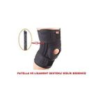 Başarı Ortopedi Patella Ligament Destekli Dizlik Kadın Sporcu Koruyucu Kas Eklem Ağrıları İçin Standart Beden - Siyah