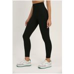 based on basics Dikişsiz Siyah Push Up Toparlayıcı Spor Tayt
