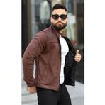 BASEL.CO Erkek Kahve Baharlık Süet Ceket