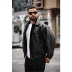BASEL.CO Yeni Sezon Vintage Oversize Bol Kalıp Deri Ceket