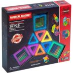 Başel Oyuncak Magical Magnet , Mıknatıslı, Manyetik 3 Boyutlu , Yapı ve Tasarım LEGO Eğitim Seti, 3 - Renkli