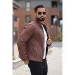 Baselco Basic Baharlık Süet Ceket - Sade ve Şık Stil - Kahverengi Süet - M