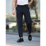 Baselco Erkek Premium Duble Paça Bel Destekli Kumaş Pantolon - Lacivert - 30