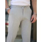 Baselco Rahat Şık Kolay Ütülenebilir Slim Fit Kumaş Jogger Pantolon - Gri - 34