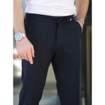 Baselco Rahat Şık Kolay Ütülenebilir Slim Fit Kumaş Jogger Pantolon - Lacivert - 29