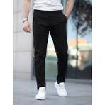 Baselco Slim Fit Chino Pantolon Erkek Siyah Renk Pamuk-Elastan Kumaşla Günlük Tarz Sunar - 36