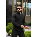 Baselco Slim Fit Erkek Bomber Ceket Suni Deri ile Casual Kombinlerinizi Tamamlayın - Siyah