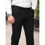 Baselco Slim Fit Likralı Kumaş Pantolon Erkek Düz Paça Siyah Renk ile Şık ve Rahat - 36