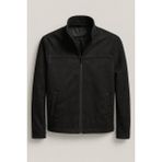 Baselco Slim Fit Süet Ceket Erkekler İçin Premium Kalite Şık Tasarım ve Suni Deri Malzeme - Siyah