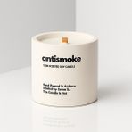 Basement : Antismoke : Modern Beyaz Beton Mum (Lavanta, Manolya, Beyaz Lale) - 1 Adet