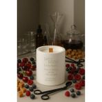 Basement : Berry Boom : Dekoratif % 100 Soya Beton Mum (Berry, Kiraz, Şakayık (Peyoni), Karamel) - 1 Adet