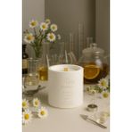 Basement : Black Tea : Dekoratif % 100 Soya Beton Mum (Siyah Çay, Papatya, Limonel) - 1 Adet