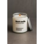 Basement : Black Vanilla : Cam Kavanozda Kokulu %100 Soya Mum (Kakule, Zerdeçal, Vanilya, Safran, Zencefil) - 1 Adet
