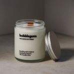 Basement : Bubblegum : Cam Kavanozda Kokulu %100 Soya Mum (Kiraz, Tutti Frutti, Çilek, Karamel, Vanilya) - 1 Adet