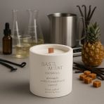 Basement : Comosus : % 100 Soya Beton Mum (Ananas, Vanilya, Sandal Ağacı, Karamel) - 1 Adet