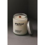 Basement : Gingerbread : Cam Kavanozda Kokulu %100 Soya Mum (Tatlı Zencefil, Tarçın, Karamel, Vanilya, Şeker) - 1 Adet