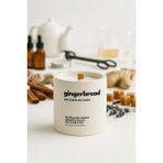 Basement : Gingerbread : Modern Beyaz Beton Mum (Zencefil, Tarçın, Karamel, Vanilya, Şeker Özü) - 1 Adet