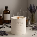 Basement : Lavender : % 100 Soya Beton Mum (Lavanta) - 1 Adet