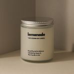 Basement : Lemonade : Cam Kavanozda Kokulu %100 Soya Mum (Limon, Portakal, Vanilya, Bergamot) - 1 Adet
