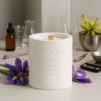 Basement : Oxygen : % 100 Soya Beton Mum (Limon, Bergamot, Iris Çiçeği, Ylang Ylang) - 1 Adet
