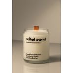Basement : Salted Coconut : Cam Kavanozda Kokulu %100 Soya Mum (Hindistan Cevizi, Deniz Tuzu, Beyaz Musk) - 1 Adet