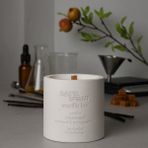 Basement : Vanilla Lux : % 100 Soya Beton Mum (Vanilya, Sandal, Karamel, Nar) - 1 Adet