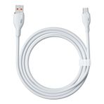 Baseus 1.2 mt Beyaz Pudding USB-A to Type-C Hızlı Şarj Kablosu