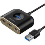 Baseus 1mt 4in1 USB Hub Adaptör Usb3.0 To Usb3.0*1+Usb2.0*3 Yüksek Hız Veri Tranferi USB Çoğaltıcı