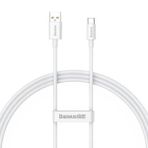 Baseus 1MT 6A 100W Mega Hızlı USB To Type C Şarj ve Data Kablosu, Akım Ve Isı Korumalı Type C Kablo