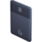 Baseus 7.3mm Ultra İnce Süper Şarj Akım Korumalı 65W 12000 mAh Siyah Powerbank