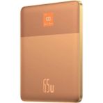 Baseus 7.3mm Ultra İnce Süper Şarj Akım Korumalı 65W 12000 mAh Turuncu Powerbank