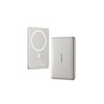 Baseus AM41 Picogo 5000 mAh Magsafe Bej Kablosuz Powerbank