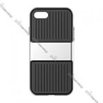 Baseus Apple Iphone 7 / 8 Plus Travel Series Case Kılıf - Light Silver Gümüş