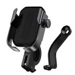 Baseus Armor Motorsiklet Siyah Telefon Tutucu