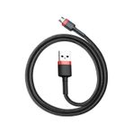 Baseus Cafule 2.4 A Micro USB 0.5 mt Siyah Şarj Kablosu