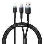 Baseus Cafule 2in1 Type C Pd hızlı Şarj+iphone Hızlı Usb Şarj Kablosu