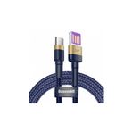Baseus Cafule 5A 40W Type-C Mavi 1 m Şarj Kablosu