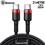 Baseus Cafule PD2.0 100W flash Şarj Usb 2 Metre Type-C Kablo