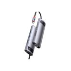 Baseus CAHUB-CV0G Metal Gleam 8in1 Type-C Girişli Gri Hub