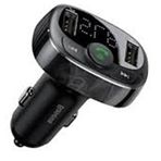 Baseus CCTM S-09A Bluetooth Aktarım Mp3 Dual Siyah Usb Araç Şarjı