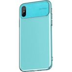 Baseus Comfortable Series Apple iPhone Xs Max Kılıf WIAPIPH65-SS Açık Mavi