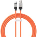 Baseus CoolPlay Serisi Hızlı Şarj Kablosu USB to Type-C 100W, 1m, Turuncu