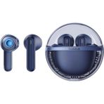 Baseus Dokunmatik Gürültü Engelleme LED Işıklı Oyun ve Müzik Modlu Bluetooth Kulaklık Uzun Şarjlı - Mavi