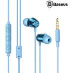 Baseus Encok H13 3.5 mm Auriculares Fone De Ouvido Jack Mikrofonlu Mavi Kulak İçi Kulaklık