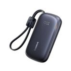Baseus EnerFill Fc21 QPow3 Ultra Dijital Göstergeli Powerbank 10.000 mAh 45W Siyah Ayrılabilir Kablolu