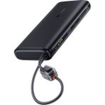 Baseus Enerfill FC41 Digital Digital Göstergeli Super Hızlı Power Bank Çift Dahili Kablolu Usb-C 20000MAH 100W Siyah