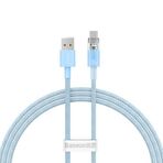 Baseus Explorer Serisi Hızlı Şarj Kablosu Akıllı Sıcaklık Kontrolü USB to Type-C 100W, 1m, Mavi